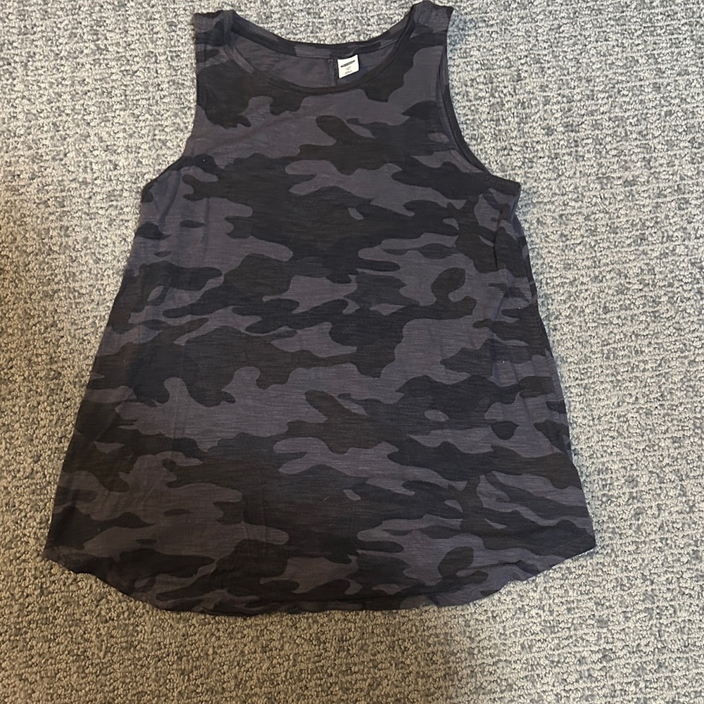 Old Navy Camouflage Sleeveless Top